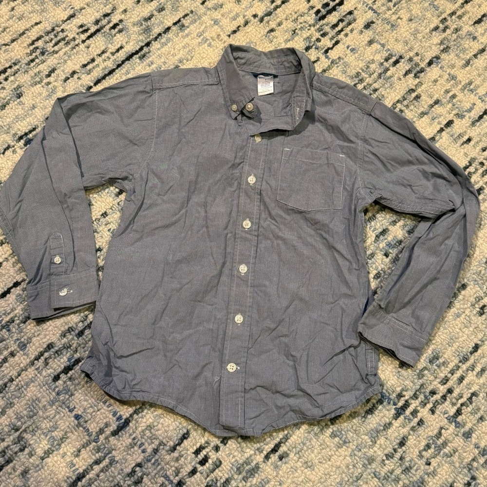 Gray Button-Up Shirt